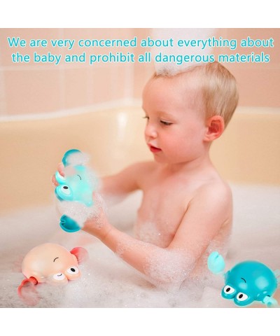 Bath Toys 4 Pcs Wind-up Swimming bathtub crab toy Baby Toys for 3-6 Year Old Boy Toddler toys Gifts Toys - Pool for Toddlers ...