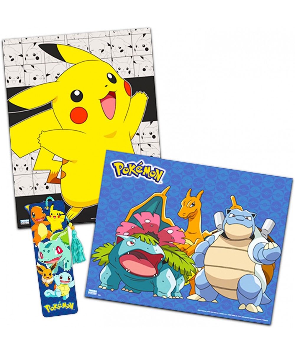 Pokemon Decorations Bundle Pokemon Party Favors Set - 2 Pack Pokemon Posters for Boys Girls Room Pokemon Room Decorations wit...