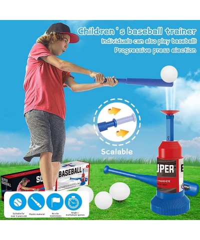 Toddlers Baseball Tball Set Toy Adjustable Bat Outdoor Play Sport Toy for Boys Girls Kids 3 4 5 6 7 8 Baseball tee Outdoor To...