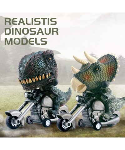 Dinosaur Toy Cars 2 Pack Friction Powered Motorcycle Game T-Rex and Triceratops Monster Dino Toys for Boys Age 3 4 5 6 7 $17....