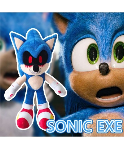 15.5 Inch Sonic Exe Plush Evil Sonic.exe Stuffed Plush Toy Sonic The Hedgehog Plush Gifts for Fans (Blue) $37.53 Plush Figure...