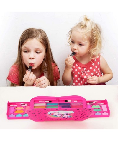 Kids Washable Makeup Kit Fold Out Makeup Palette with Mirror Make Up Toy Cosmetic Kit Gifts for Girls - Safety Tested- Non To...