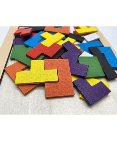 Wooden Russian Blocks Puzzle for Kids and Adults Tangram Jigsaw 2Pcs. $17.60 Jigsaw Puzzles