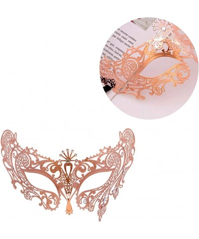 Masquerade Mask Metal Lace Mask with diamond for Dance Party for Girls Women Party Supplies $20.82 Kids' Dress-Up Accessories