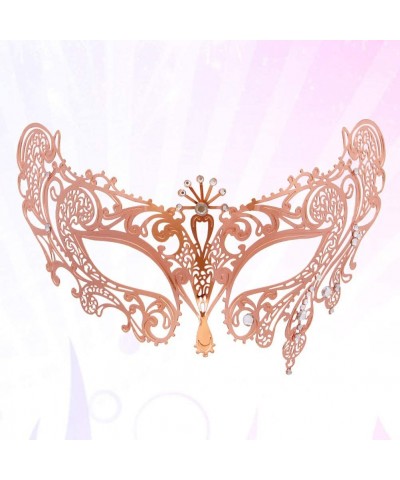 Masquerade Mask Metal Lace Mask with diamond for Dance Party for Girls Women Party Supplies $20.82 Kids' Dress-Up Accessories