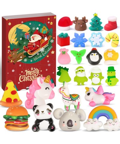 Slow-Rising Squishies Mochi Squishy Advent Calendar for Kids 2022 Christmas 24Pcs Different Cute Relief Stress Toys Glow in D...