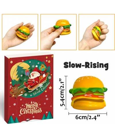 Slow-Rising Squishies Mochi Squishy Advent Calendar for Kids 2022 Christmas 24Pcs Different Cute Relief Stress Toys Glow in D...