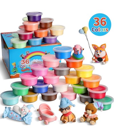 Modeling Clay Kit - 36 Colors Magic Air Dry Ultra Light Clay Safe & Non-Toxic Great Toy Gift for Boys and Girls $33.89 Kids' ...