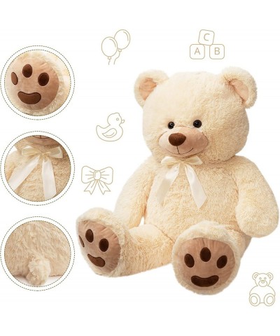 Giant Teddy Bear Stuffed Animals Cuddly Plush Toy Big Smile Bear Gifts for Kids Beige 39 inch $63.32 Stuffed Animals & Teddy ...