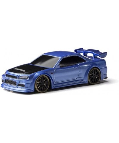 Turbo Racing 1:76 C64 Drift RC Car with Gyro Radio Full Proportional Remote Control Toys RTR Kit (C64 Blue) $129.74 Remote & ...