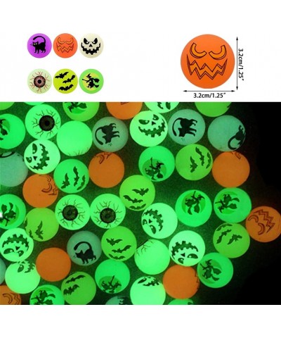 54 PCS Halloween Party Gift Supply Treat Bags Gifts Fillers Classroom Prizes School Game include 24PCS Halloween Glow 24PCS H...