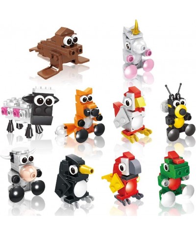 Building Blocks Animals 10 in 1 STEM Building Bricks Animals Toys Learning Set Party Favors for Kids Prizes for Kids Classroo...