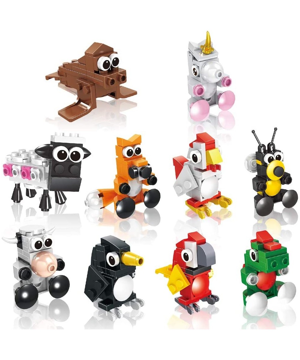 Building Blocks Animals 10 in 1 STEM Building Bricks Animals Toys Learning Set Party Favors for Kids Prizes for Kids Classroo...