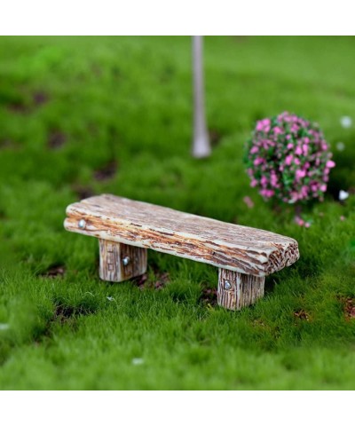 Retro Benches Miniature Garden Bonsai Ornaments Dollhouse Decoration $16.73 Dollhouse Accessories