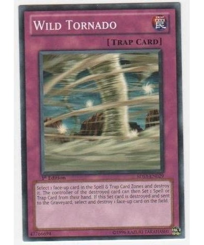 Wild Tornado (5DS3-EN029) - Starter Deck: Duelist Toolbox - 1st Edition - Common $11.13 Card Games