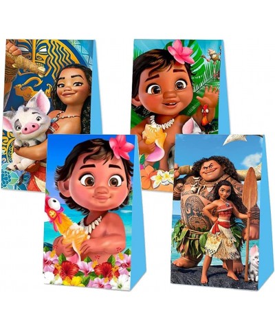 12Pack Moana Party Gift Bags Candy Bags Moana Party Supplies Moana Birthday Party Decoration $21.73 Kids' Party Favor Sets