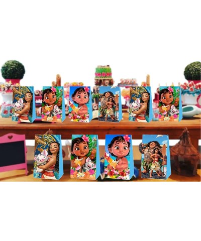 12Pack Moana Party Gift Bags Candy Bags Moana Party Supplies Moana Birthday Party Decoration $21.73 Kids' Party Favor Sets