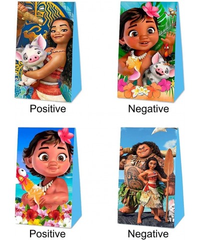 12Pack Moana Party Gift Bags Candy Bags Moana Party Supplies Moana Birthday Party Decoration $21.73 Kids' Party Favor Sets