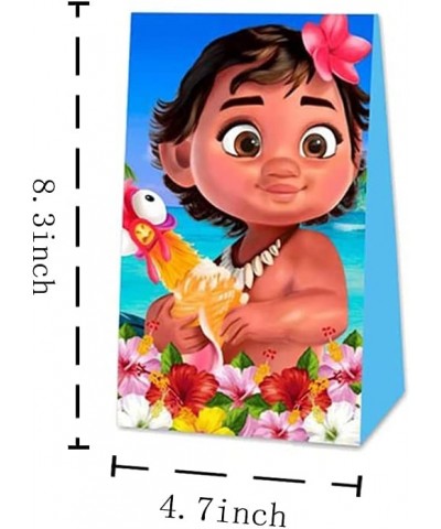 12Pack Moana Party Gift Bags Candy Bags Moana Party Supplies Moana Birthday Party Decoration $21.73 Kids' Party Favor Sets