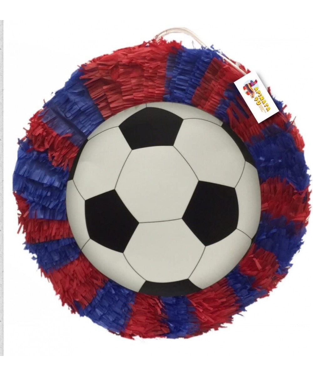 Soccer Ball Pinata 16" Soccer Party Supplies Soccer Theme Party Soccer Birthday Red Blue $58.00 Piñatas