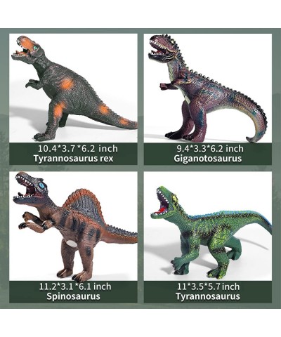 7 Pieces Dinosaur Toys for Kids Boys Toddlers 3-5 5-7 11" Large Soft T-Rex Triceratops Dinosaur Toys for Kids Boys Perfect Di...