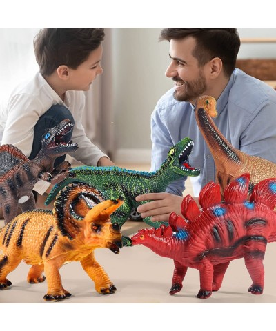 7 Pieces Dinosaur Toys for Kids Boys Toddlers 3-5 5-7 11" Large Soft T-Rex Triceratops Dinosaur Toys for Kids Boys Perfect Di...