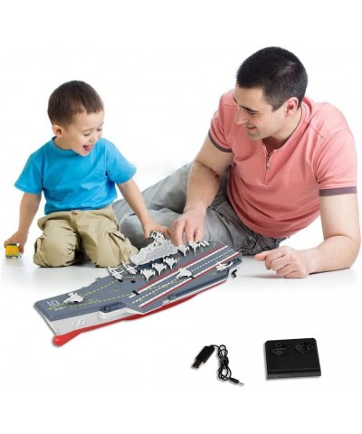 4 Channels Mini RC Military Aircraft Carrier Toy $49.30 Remote & App Controlled Vehicles