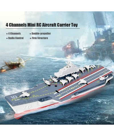 4 Channels Mini RC Military Aircraft Carrier Toy $49.30 Remote & App Controlled Vehicles