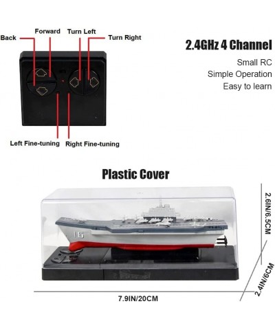 4 Channels Mini RC Military Aircraft Carrier Toy $49.30 Remote & App Controlled Vehicles