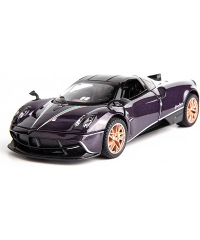 1/32 Model Car Pagani Huayra Dinastia Alloy Diecast Toy Car Pull Back Supercar with Light and Sound Toy Vehicle for Boys Kids...