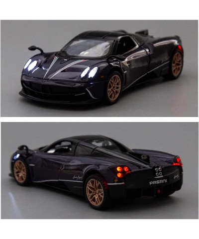 1/32 Model Car Pagani Huayra Dinastia Alloy Diecast Toy Car Pull Back Supercar with Light and Sound Toy Vehicle for Boys Kids...