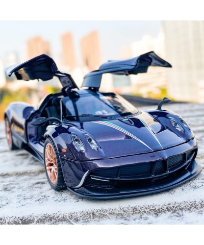 1/32 Model Car Pagani Huayra Dinastia Alloy Diecast Toy Car Pull Back Supercar with Light and Sound Toy Vehicle for Boys Kids...