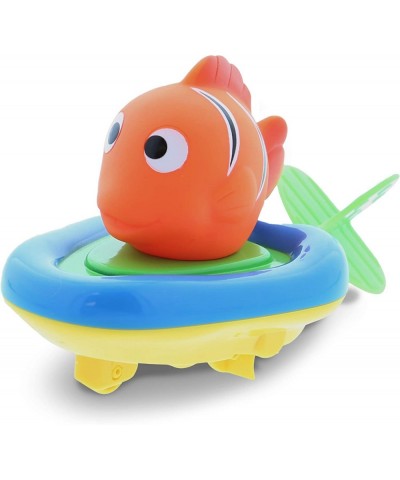 Boat Racer Buddy Fun Educational Bath Toy Finger Puppet Pull and Go Water Racing Sea Life Pal for Shower Pool Bathtub Swim Ha...