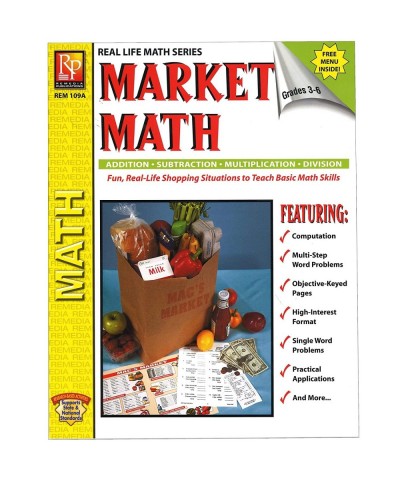 REM109A Market Math for Beginners Book Grade: 3 to 6 0.2" Height 8.4" Wide 10.3" Length $27.69 Early Development & Activity Toys