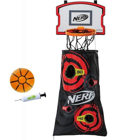 Basketball Hoop Hamper - Laundry Layup Over The Door Basket + Shooting Target - Mini Hoop Hamper + Basketball Set $60.39 Toy ...