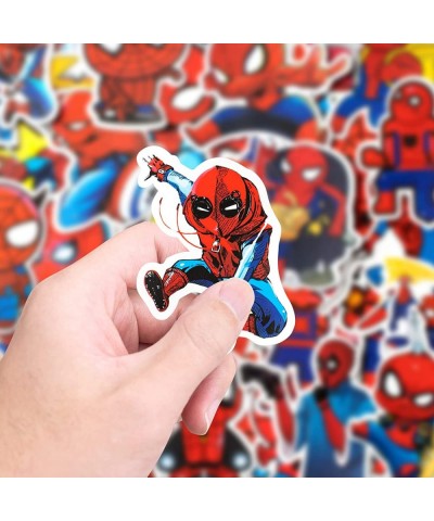 82Pcs Spiderman Party Favors Spiderman Slap Bracelet Set include 32Pcs Slap Bracelet and 50Pcs Spiderman Stickers Best for Fi...