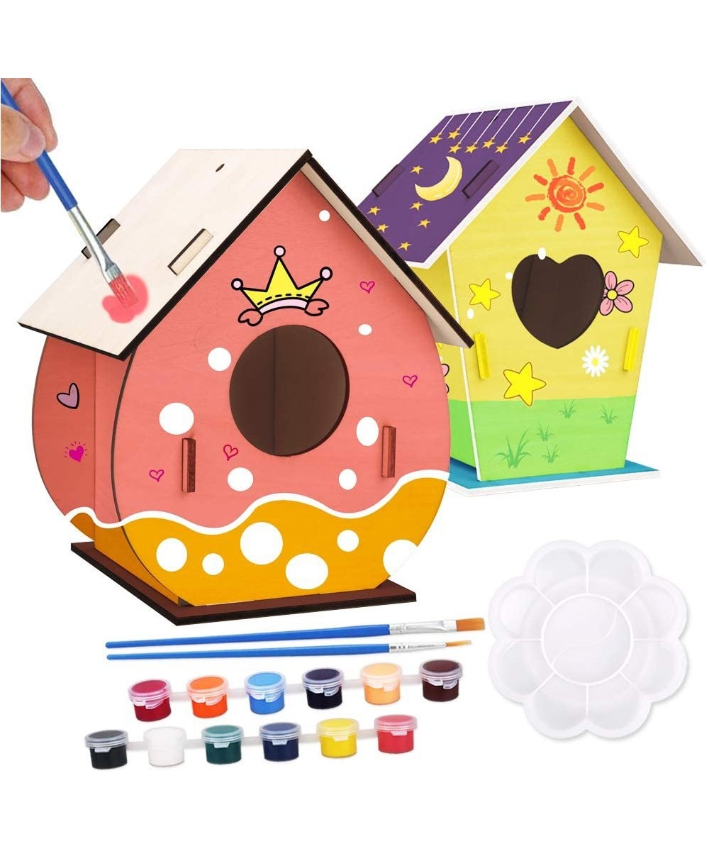 Kids Wood Craft Kits for 4-8 Year Old Girls Boys DIY Wooden Birdhouse Kit for Kid Age 4 5 6 7 Toddlers Child Birdhouse for Ou...