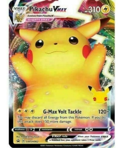 Pikachu VMAX - SWSH062 - Promo - NM/M - New - 25'TH Anniversary $23.25 Card Games