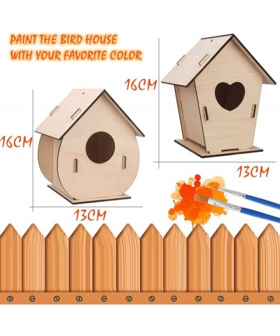 Kids Wood Craft Kits for 4-8 Year Old Girls Boys DIY Wooden Birdhouse Kit for Kid Age 4 5 6 7 Toddlers Child Birdhouse for Ou...