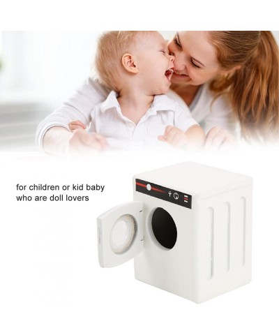 DIY Dollhouse Washing Machine Mini Dollhouse Washing Machine Gift for Children 1:12 Washing Machine for 1:12 Doll House Dollh...