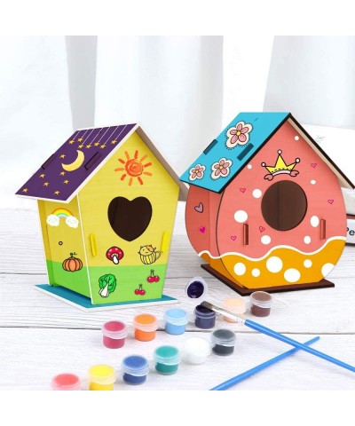 Kids Wood Craft Kits for 4-8 Year Old Girls Boys DIY Wooden Birdhouse Kit for Kid Age 4 5 6 7 Toddlers Child Birdhouse for Ou...