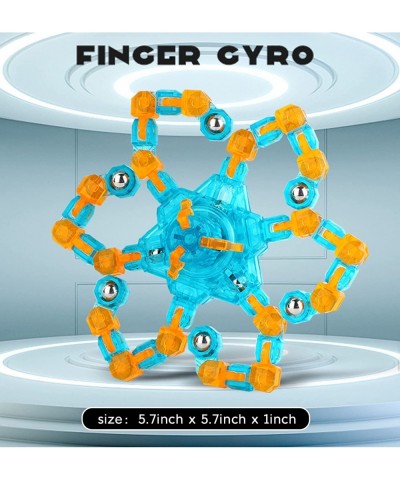 3 Pcs Doll Building Block fingertip Spinner Kids and Adults Transformable Robot Fingertip Gyro for Stress Relief and Anti Anx...