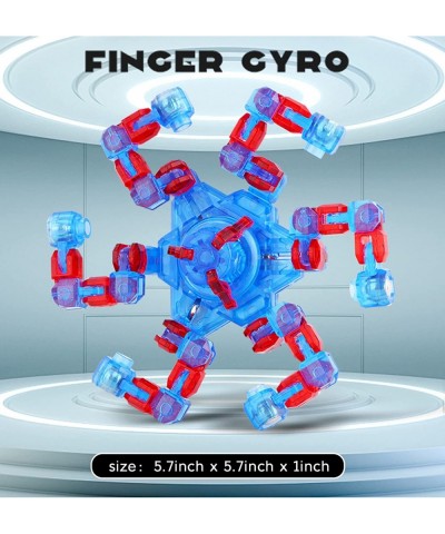 3 Pcs Doll Building Block fingertip Spinner Kids and Adults Transformable Robot Fingertip Gyro for Stress Relief and Anti Anx...