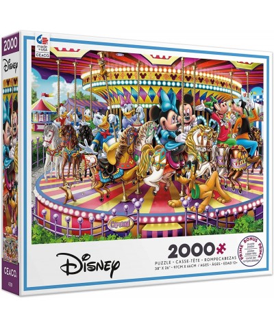 Disney Collection - Mickey’s Carousel - 2000 Piece Jigsaw Puzzle $28.94 Jigsaw Puzzles