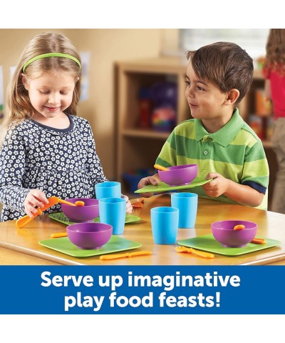 New Sprouts Serve It! Dish Set Early Social Interactions 24 Piece Ages 2+ Multicolor 7 L x 7 W in $46.35 Toy Kitchen Products