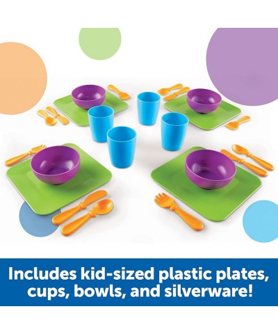 New Sprouts Serve It! Dish Set Early Social Interactions 24 Piece Ages 2+ Multicolor 7 L x 7 W in $46.35 Toy Kitchen Products