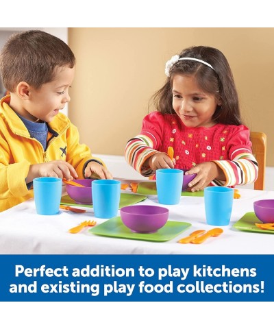 New Sprouts Serve It! Dish Set Early Social Interactions 24 Piece Ages 2+ Multicolor 7 L x 7 W in $46.35 Toy Kitchen Products