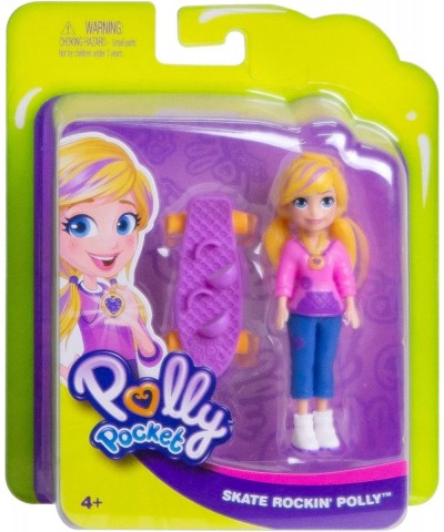 3" Doll with Iconic Outfit & Clip On Skateboard with Rolling Wheels $25.11 Doll Playsets