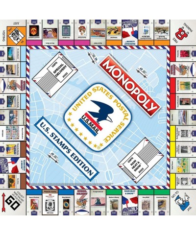 Monopoly: U.S. Stamps Edition | Buy Sell Trade Iconic & Collectible USPS Stamps | Classic Monopoly Game | Officially-Licensed...