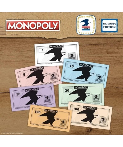 Monopoly: U.S. Stamps Edition | Buy Sell Trade Iconic & Collectible USPS Stamps | Classic Monopoly Game | Officially-Licensed...